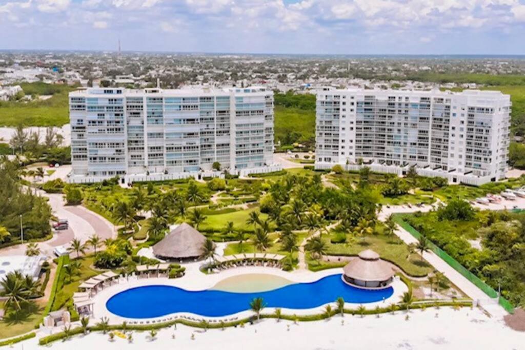 Reef Beachfront 3Bdr Apartment By Casa Paraiso 坎昆 外观 照片
