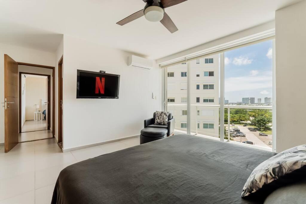 Reef Beachfront 3Bdr Apartment By Casa Paraiso 坎昆 外观 照片