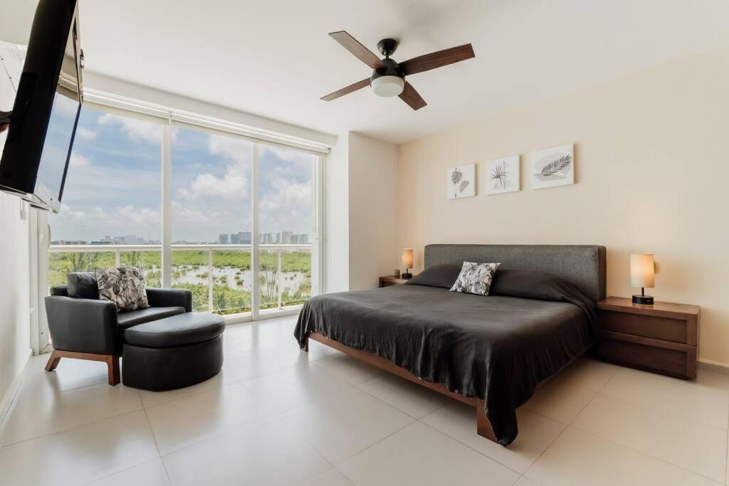Reef Beachfront 3Bdr Apartment By Casa Paraiso 坎昆 外观 照片