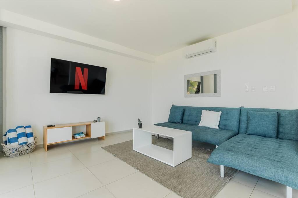 Reef Beachfront 3Bdr Apartment By Casa Paraiso 坎昆 外观 照片
