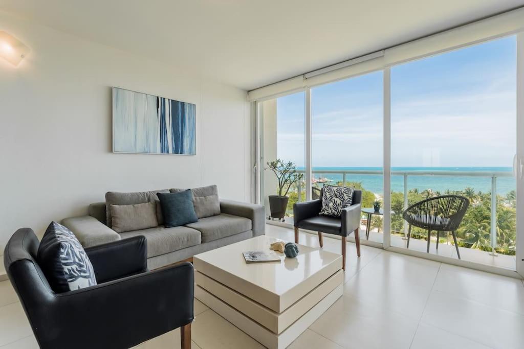 Reef Beachfront 3Bdr Apartment By Casa Paraiso 坎昆 外观 照片