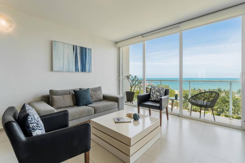 Reef Beachfront 3Bdr Apartment By Casa Paraiso 坎昆 外观 照片