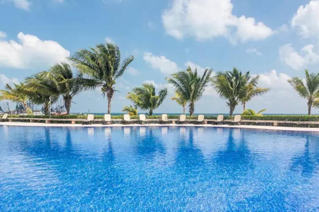 Reef Beachfront 3Bdr Apartment By Casa Paraiso 坎昆 外观 照片